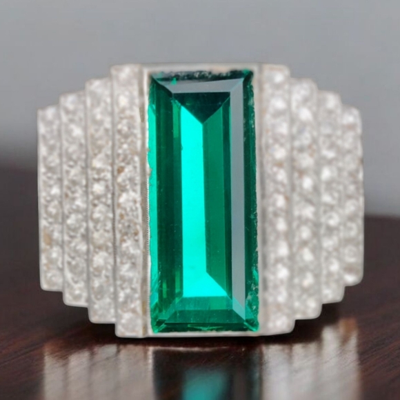 Vintage Jewelry - Vintage Art Deco Pot Metal Belt Buckle